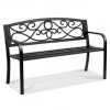 Banca pentru gradina, Vivatechnix Metal, 53 x 127 x 82 cm, pentru 3 persoane, max 250 kg