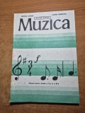 manual de muzica - pentru clasa a 5-a si a 6-a - din anul 1983
