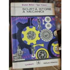 Scurta istorie a mecanicii - Stefan Balan