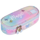 Cumpara ieftin Penar borseta 1 compartiment, 1 extensie, oval, Majewski, Colectia Magic Unicorn 2024, PC-01, 20.5x9.5x5 cm