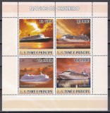 Sao Tome si Principe 2007 - Nave de croazieră, Bloc, F. RARA, MNH