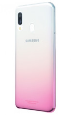 Husa Samsung EF-AA405CPEGWW plastic roz semitransparent degrade pentru Samsung Galaxy A40 (SM-A405F) foto