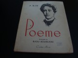 A. Blok - Poeme - 1947- cu un portret de Perahim si desene de Demian