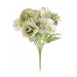 Cumpara ieftin Buchet Hortensii si Trandafiri artificiali 30 cm