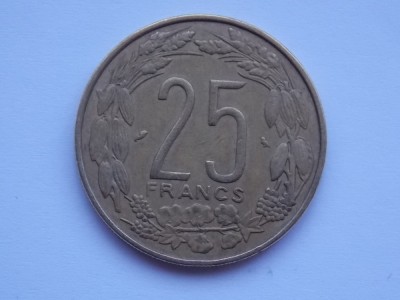 25 FRANCS 1970 CAMERUN-XF foto