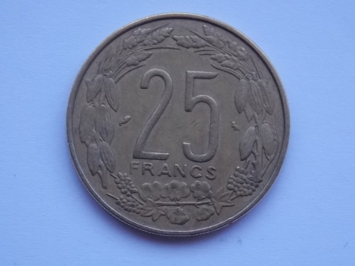 25 FRANCS 1970 CAMERUN-XF