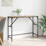 vidaXL Masă de consolă Stejar Artizanal 100 x 32 x 75 cm Lemn compozit 882206