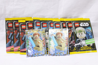 LEGO Star Wars cartonase trading cards 11 pachete sigilate seria 1 + bonus foto