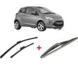 Cumpara ieftin Set 3 stergatoare FORD KA (RU8) 2008 - 2016, pentru parbriz si luneta, Bosch Twin