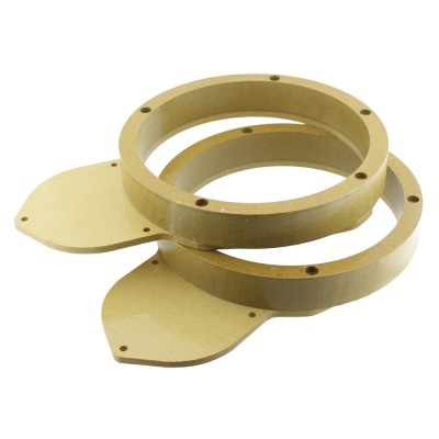 Set 2 distantiere pentru difuzoare auto, 200mm, MDF, VW Passat B6, T101718 foto