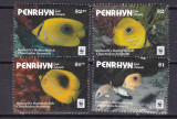 Penhryn 2017 fauna marina WWF MI 829-832 MNH, Nestampilat