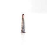 Pandantiv Aur Roz 14K, 0.72g, Design Elegant - Bijuterie Rafinată, Fără Lanț