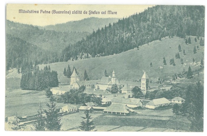 5078 - PUTNA, Suceava, Bucovina, Monastery, Romania - old postcard - used - 1909