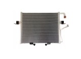 Condensator AC Kia Sportage, 1999-08.2003 Motor 2,0 Benzina; 2,0 Td, Aluminiu/Aluminiu Brazat, 525x405x17, Fara Filtru Uscator, Priza: 8,4 Mm, Cuplaj