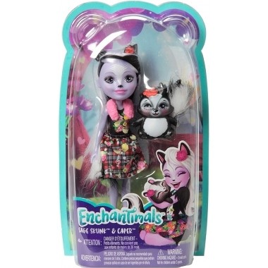 Enchantimals - set Sage Skunk &amp;amp; Caper 15 cm foto