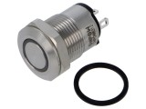 Comutator Anti-Vandalism ONPOW 2 Poziții SPST-NO 2A 36V IP65 ONPOW6312F-10E/J/B/12V/S