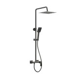 SET DUS PARA + FURTUN + SUPORT PARA NEGRU MAT ARS VALVEX 2420160