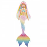 Papusa Barbie Dreamtopia Color Change, Sirena