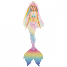 Papusa Barbie Dreamtopia Color Change, Sirena