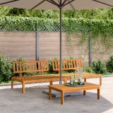 VidaXL Set canapele mijloc paleți de grădină 2 buc. lemn masiv acacia 3209433