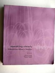 Speaking clearly / Improving voice and diction Jeffrey C. Hahner s.a. foto