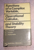 Functions of a complex variable, operational calculus, stability theory Krasnov