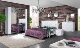 Dormitor Kenzo P160 Alb Lucios, MP