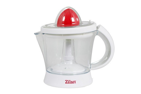 Storcator citrice ZILAN ZLN-7832, Alb/Rosu Capacitate 1L, Cana gradata, Functie reverse, Putere 40W,