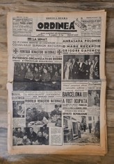 Ziarul Ordinea 28 Ianuarie 1939, Frontul Renasterii foto