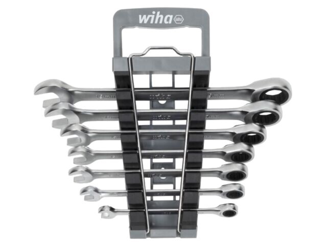 Set 7 chei combinate cu piedică 8-19mm Wiha