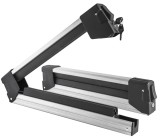 Suport schi snowboard Menabo Yelo 4 Silver pe bare transversale, 4 perechi ski / 2 snowboard