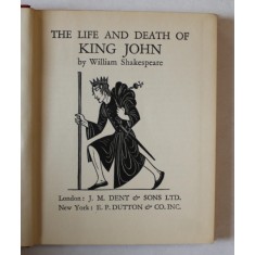 KING JOHN by WILLIAM SHAKESPEARE , with engravings by ERIC GILL , 1935