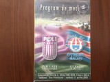 program meci fotbal politehnica poli aek timisoara - fc otelul galati campionatul diviziei A de fotbal romania 2003-2004 / 16 pagini fan sport hobby