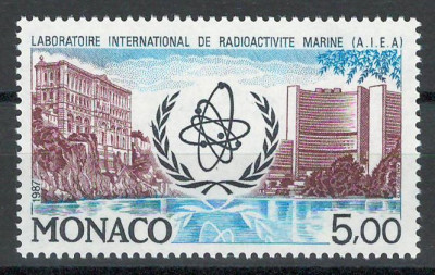 Monaco 1987 Mi 1831 MNH - Laboratorul Int de Radioactivitate Marină (AIEA) foto