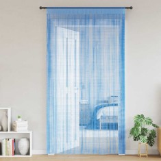 vidaXL Perdele șir 2 buc Albastru deschis 100x250 cm 4102045