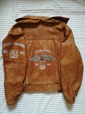 Geaca din piele Harley Davidson foto