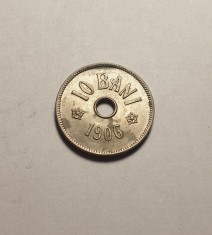 10 bani 1906 J Unc foto