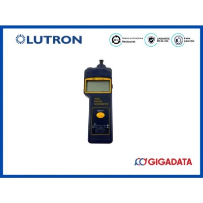 LUTRON DT-2268 Photo/Contact Tachometer Revolution Meter Rotation Speed foto