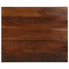 vidaXL Blat de masă, 60x50x2,5 cm, dreptunghiular, lemn masiv reciclat
