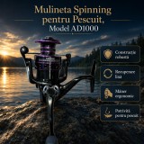 Mulineta Spinning pentru Pescuit, Model AD1000