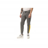 Pantaloni Sport De Barbati Apero Gri Cu Galben