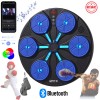 Aparat de Box Inteligent FOTOFUN&reg; cu Bluetooth, Lumini RGB, Manusi Incluse si Fixare Velcro, USB, 35x35x10 cm, Home Gym, albastru, Oem