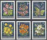 C1539 - Austria 1966 - Flora 6v.Yv.no.1044-9 neuzat perfecta stare