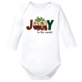 Body copil Crăciun alb Merry Christmas bumbac marimea 86