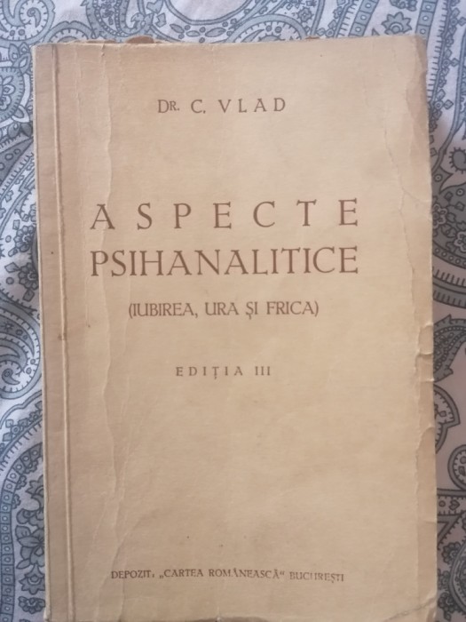 Dr. C. Vlad - Aspecte psihanalitice