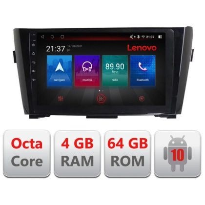 Navigatie Nissan Qashqai E-353 Octa Core cu Android Radio Bluetooth Internet GPS WIFI DSP 4+64GB 4G CarStore Technology