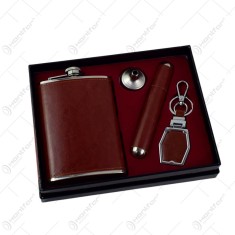 Set cadou 4 accesorii pentru barbati &ndash; Design elegant &ndash; 2 culori