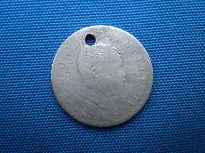 50 CENTISIMI 1863 Ag-ITALIA