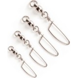 Agrafa Filex Vartej Cu Rulment Bb Swivel &amp; Castlock Snap, Nr.8, 100kg, 3buc/pac