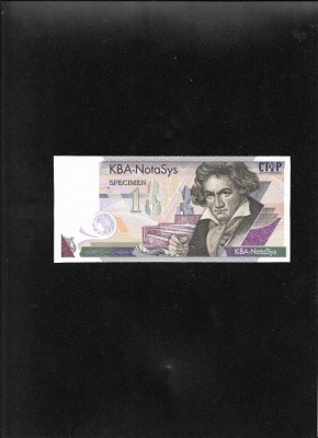 Rar! Test note 1 Beethoven NotaSys Specimen Orlof foto